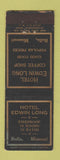 Matchbook Cover - Hotel Edwin Long Rolla MO