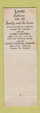 Matchbook Cover - Lanes Department Store Florissant MO WEAR