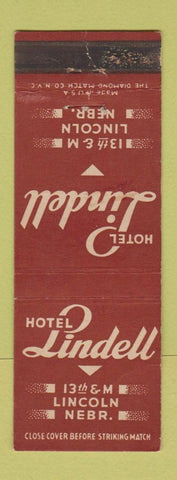 Matchbook Cover - Hotel Lindell Lincoln NE WORN
