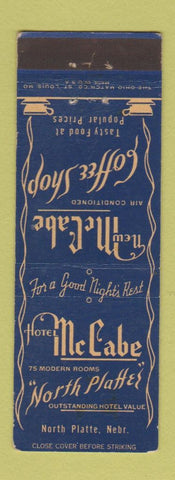 Matchbook Cover - Hotel McCabe North Platte NE WEAR