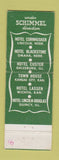Matchbook Cover - Blackstone Hotel Omaha NE Orleans Room Schimmel