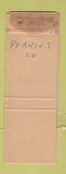 Matchbook Cover - Farmers National Bank Grant NE WORN