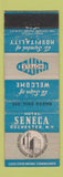 Matchbook Cover - Hotel Seneca Rochester NY WEAR