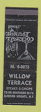 Matchbook Cover - Willow Terrace Jackson Heights NY WEAR