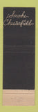 Matchbook Cover - Stork Club New York City Chesterfield Cigarettes