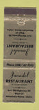 Matchbook Cover - Janadel Restaurant Mountain Home ID WEAR