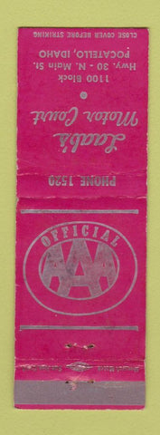 Matchbook Cover - Laab's Motor Court Pocatello ID WEAR