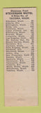 Matchbook Cover - Stevenson Motel Tacoma WA