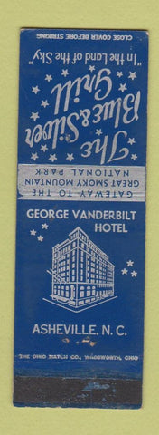 Matchbook Cover - George Vanderbilt Hotel Asheville NC WEAR