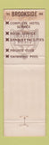 Matchbook Cover - Brookside Inn Master Hosts Waxahachie TX WEAR