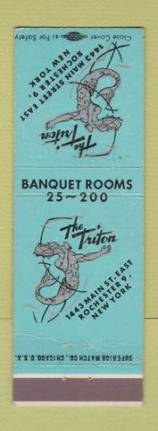 Matchbook Cover - The Triton Rochester NY