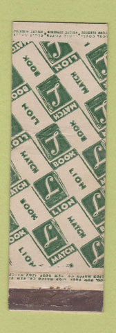 Matchbook Cover - Lion Match WEAR