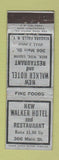 Matchbook Cover - New Walker Hotel Restaurant Niagara Falls NY WEAR