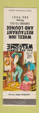 Matchbook Cover - Wheel Inn Restaurant Lounge hillbilly