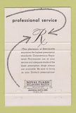 Matchbook Cover - Owl Drug Stores Muncie IN WEAR 40 Strike