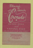 Matchbook Cover - Coronado Hotel Miami Beach FL 40 Strike