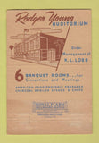 Matchbook Cover - Roger Young Auditorium Los Angeles CA Pacific Isle 40 Strike