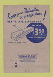 Matchbook Cover - Avalon Safe Deposit Banks Chicago IL 40 Strike