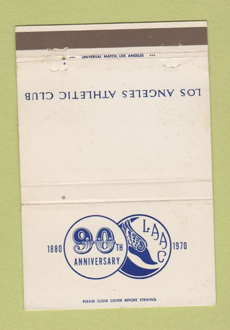 Matchbook Cover - Los Angeles CA Athletic Club 1970 WEAR 40 Strike