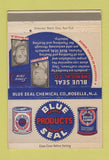 Matchbook Cover - Blue Seal Products Roselle NJ 40 Strike