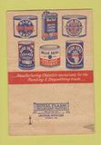 Matchbook Cover - Blue Seal Products Roselle NJ 40 Strike