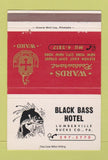 Matchbook Cover - Black Bass Hotel Lumberville PA Wards Restaurant 40 Strike