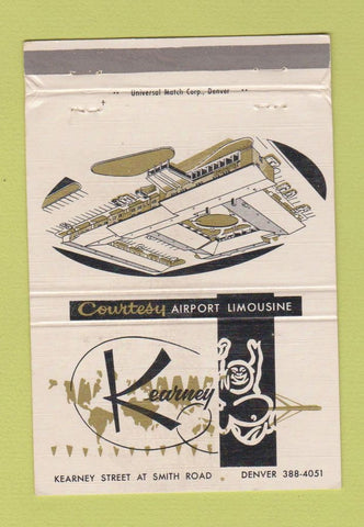 Matchbook Cover - Kearney Hotel Denver Colorado  40 Strike