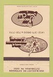 Matchbook Cover - Alpine Racquet Swim Club Pittsburgh PA 40 Strike
