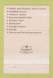 Matchbook Cover - Alpine Racquet Swim Club Pittsburgh PA 40 Strike