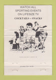 Matchbook Cover - Instant Replay Lounge Flint MI football boxing WEAR 40 Strike