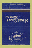 Matchbook Cover - Jamison Bedding Mattresses Nashville TN 40 Strike