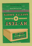 Matchbook Cover - Hy Test Safety Shoes WEAR 40 Strike
