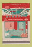 Matchbook Cover - Motel Jesup GA Howard Johnson Restaurant 40 Strike