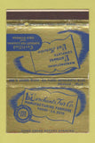 Matchbook Cover - Merchants Fur Detroit MI girlie back 40 Strike