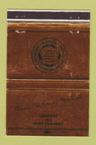 Matchbook Cover - Nekoosa Port Edwards State Bank WI BRONZE 40 Strike