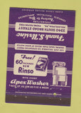 Matchbook Cover - Frank Ursino Appliances typewriters Philadelphia PA 40 Strike