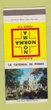 Matchbook Cover - La Catedral De Ponce Puerto Rico WEAR 30 Strike