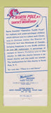 Matchbook Cover - North Pole Santa's Workshop NY 30 Strike
