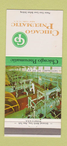 Matchbook Cover - Chicago Pneumatic New York City 30 Strike