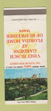 Matchbook Cover - Anheuser Busch Gardens Tampa FL 30 Strike