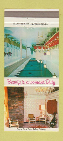 Matchbook Cover - Virginia Square Beauty Salon Arlington VA 30 Strike