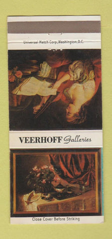Matchbook Cover - Veerhoff Galleries Washington DC 30 Strike