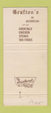 Matchbook Cover - Grafton's Silverton OH WEAR #2 30 Strike