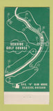 Matchbook Cover - Seaside Golf Course Par Tee Seaside OR 30 Strike
