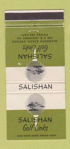 Matchbook Cover - Salishan Golf Club Gleneden Beach OR 30 Strike