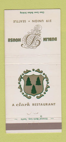 Matchbook Cover - Dublin House Seattle WA restaurant 30 Strike