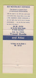 Matchbook Cover - Tapadera Inns Onatrio Lewiston The Dalles OR 30 Strike