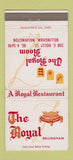 Matchbook Cover - Royal Room Bellingham WA 30 Strike