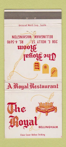 Matchbook Cover - Royal Room Bellingham WA 30 Strike
