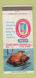 Matchbook Cover - Zeeland Poultry Processing Zeeland MI WORN 30 Strike